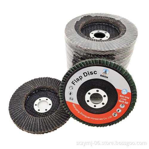 Professional Fiberglass ReinforcedBacking Abrasive Cloth Grinding Wheels with Alumina Oxide Flap Discs for Welding Supplies